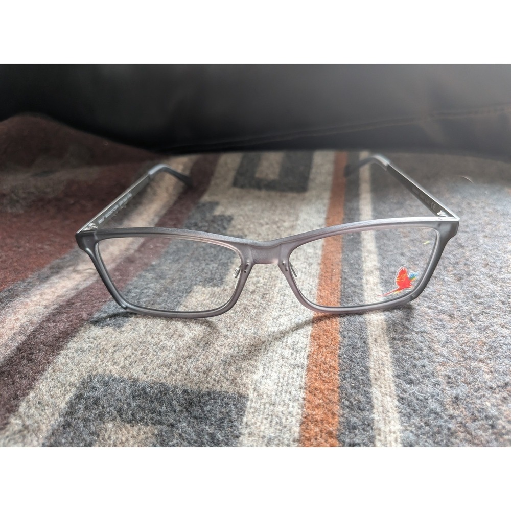 NEW Maui Jim MJO 2407-11MW 55-17-140 Unisex Gray Eyeglasses Frames Italy